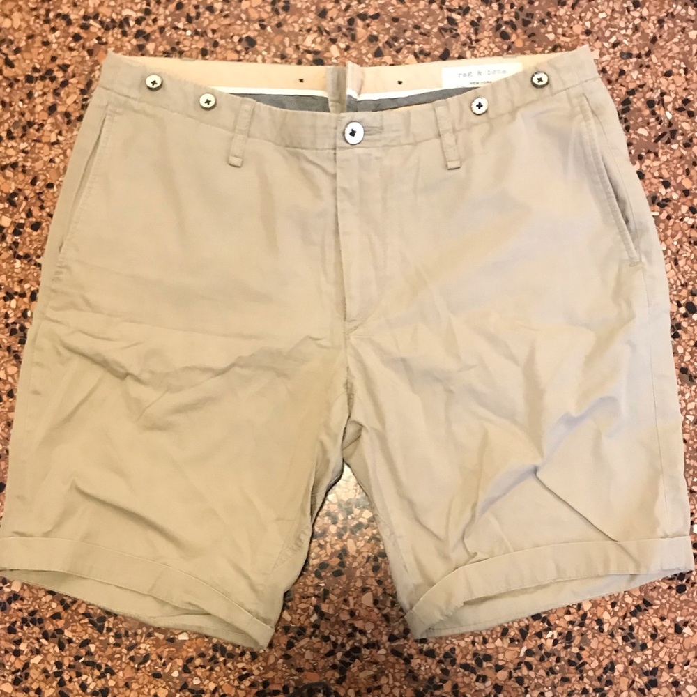 Khaki Rag & Bone Shorts